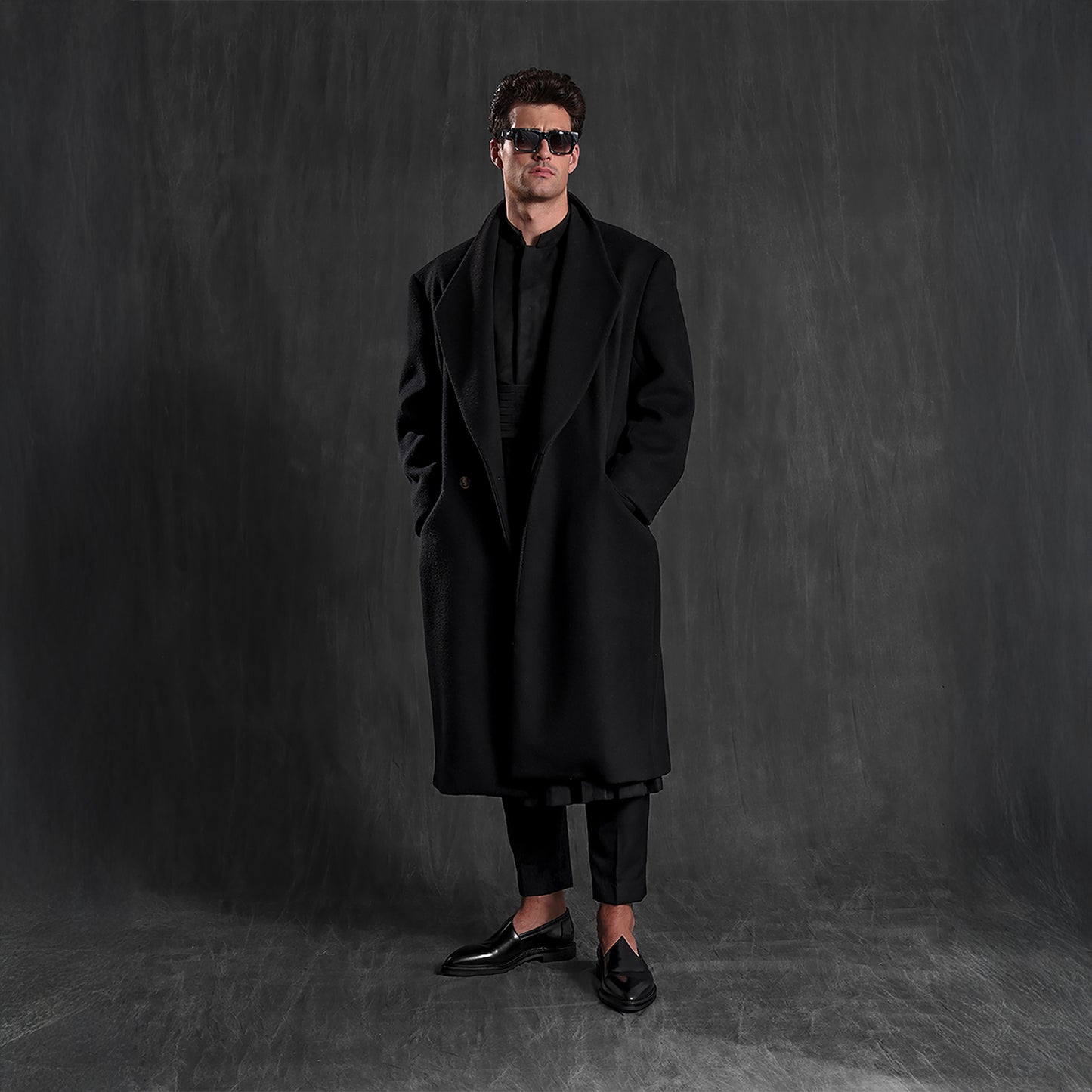Oversized Wool Cashmere Overcoat