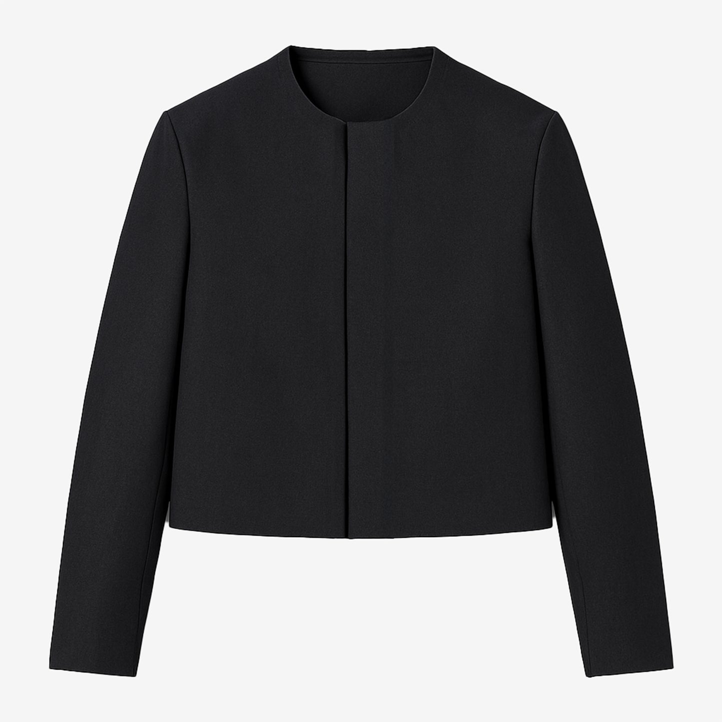 Crewneck Cropped Jacket