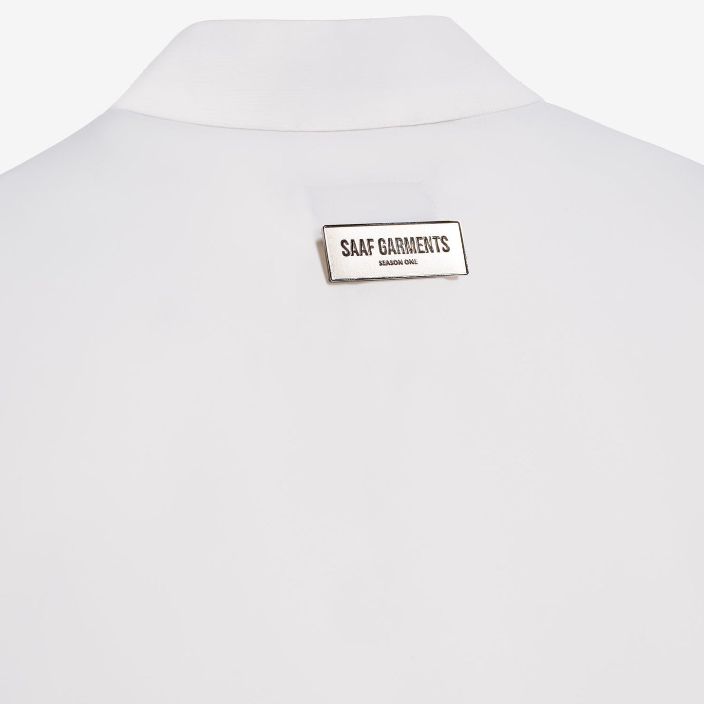 Oversized Band Collar Shirt
