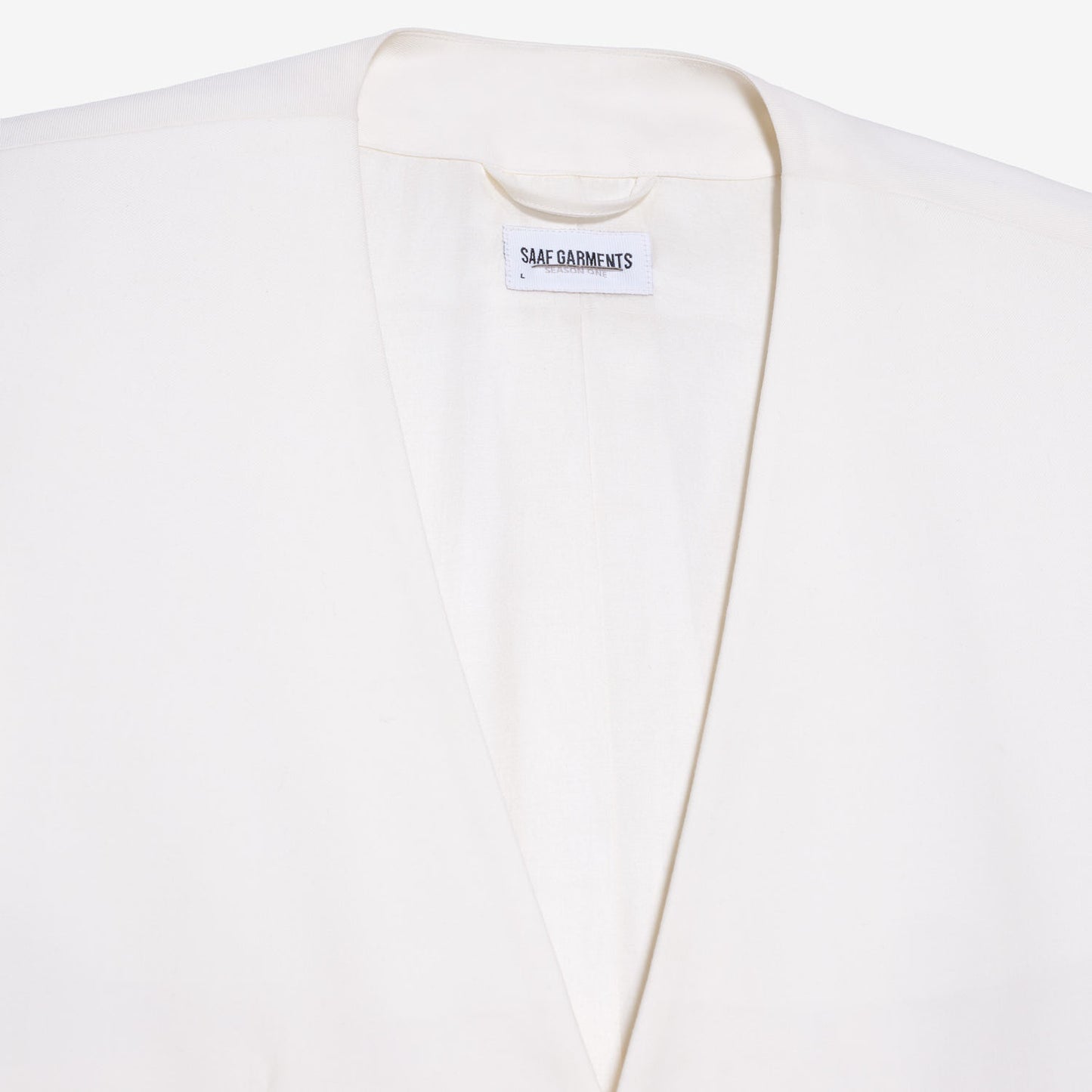 Double Breasted Lapelless Blazer