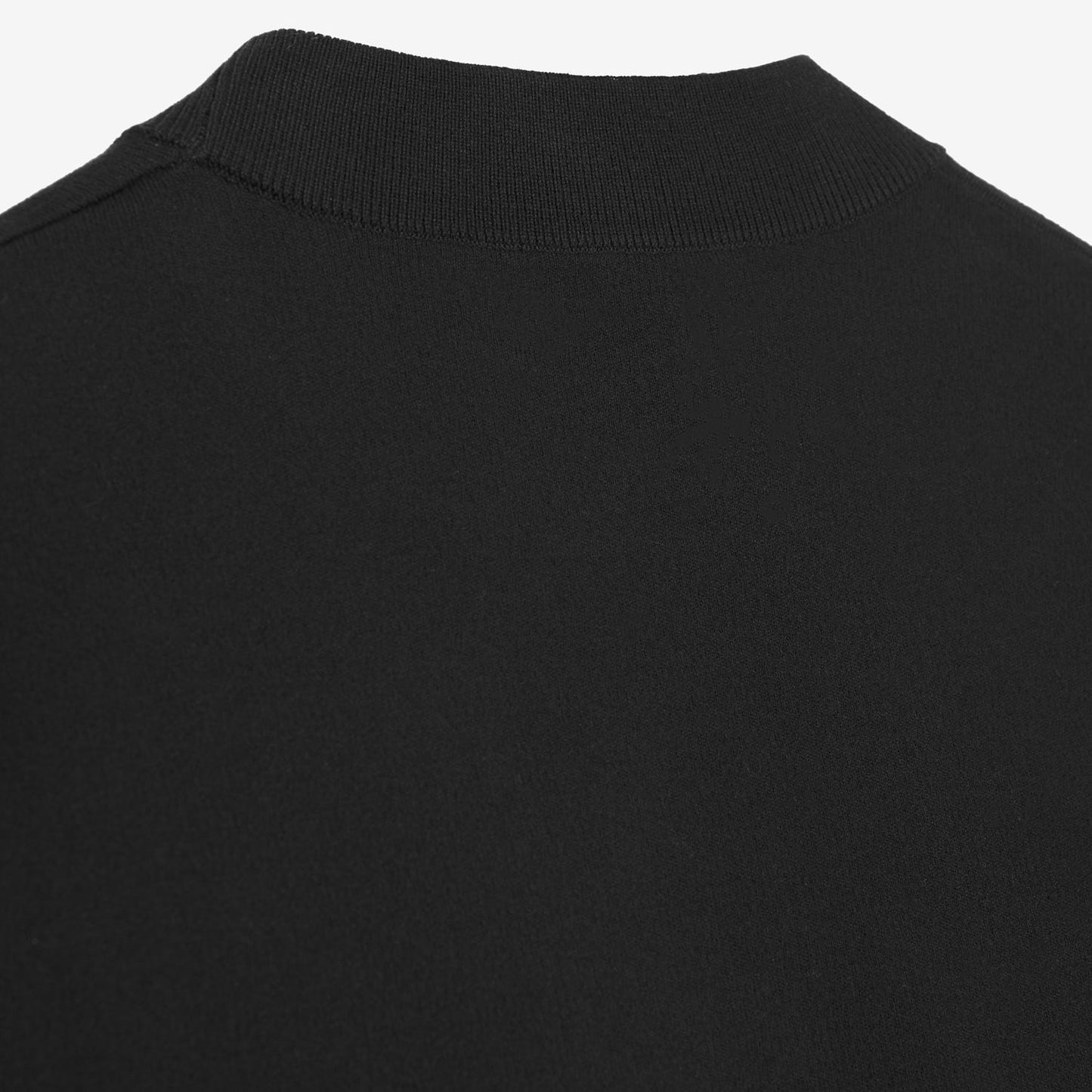 Cotton Knit Mockneck T-shirt