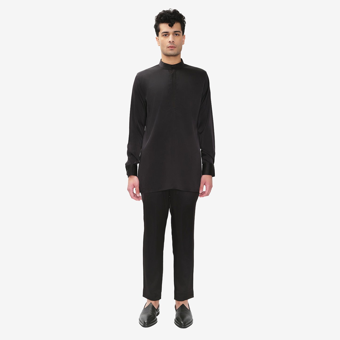 Satin Elastic Waist Pant