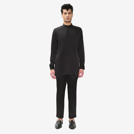 Satin Elastic Waist Pant