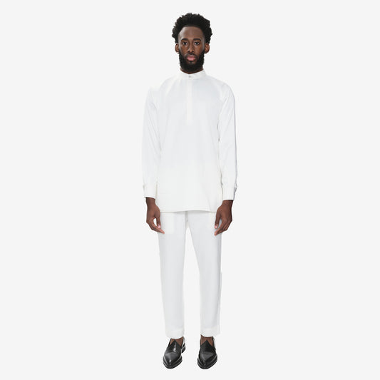 Satin Elastic Waist Pant