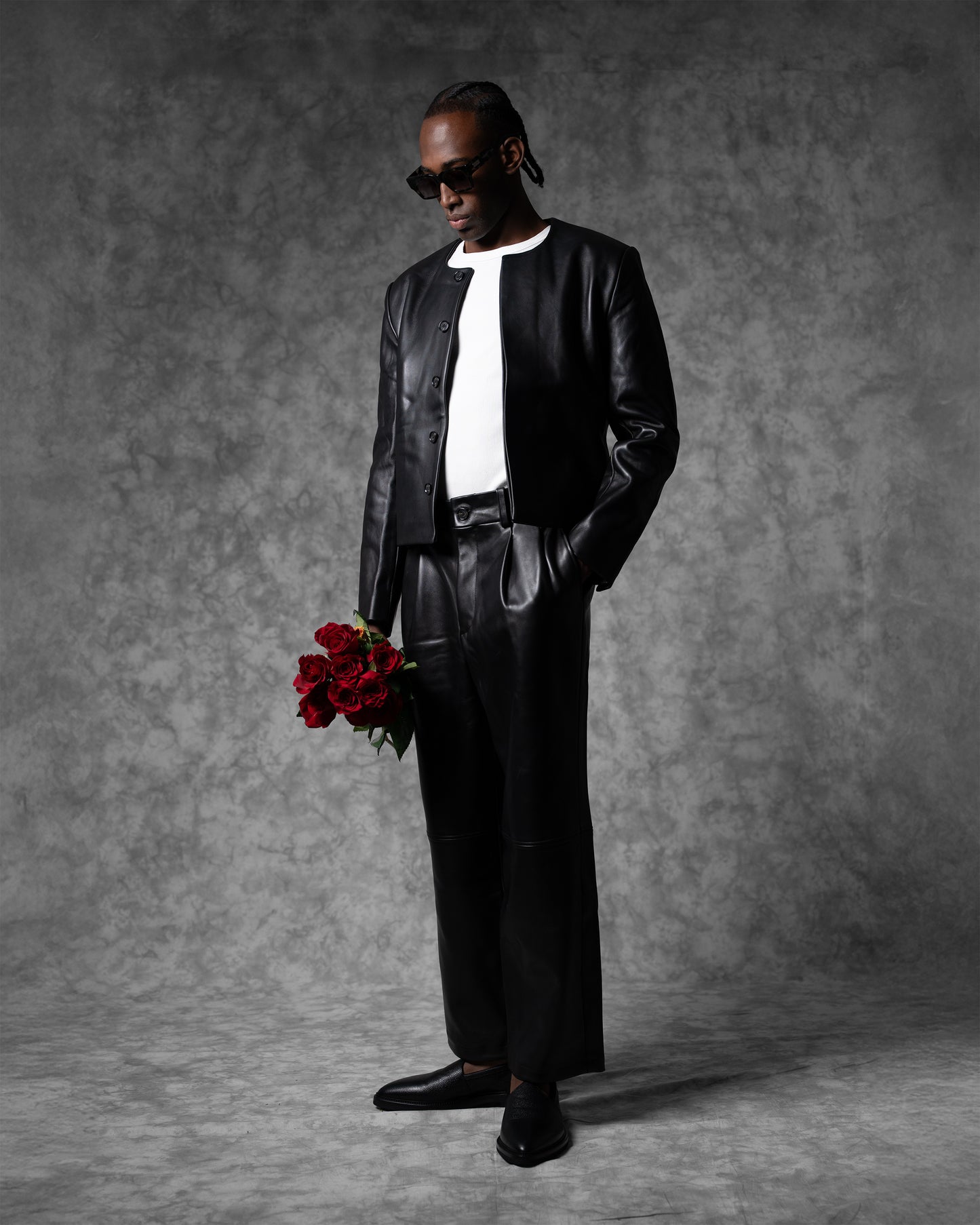 Crewneck Cropped Jacket