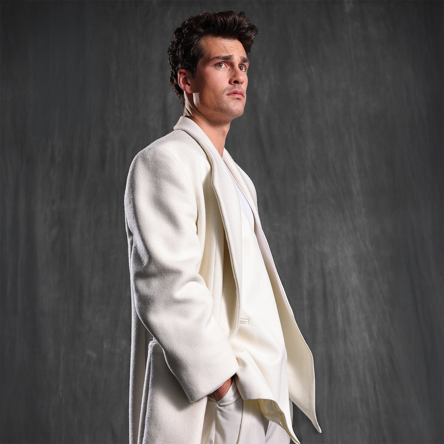 Oversized Wool Cashmere Overcoat