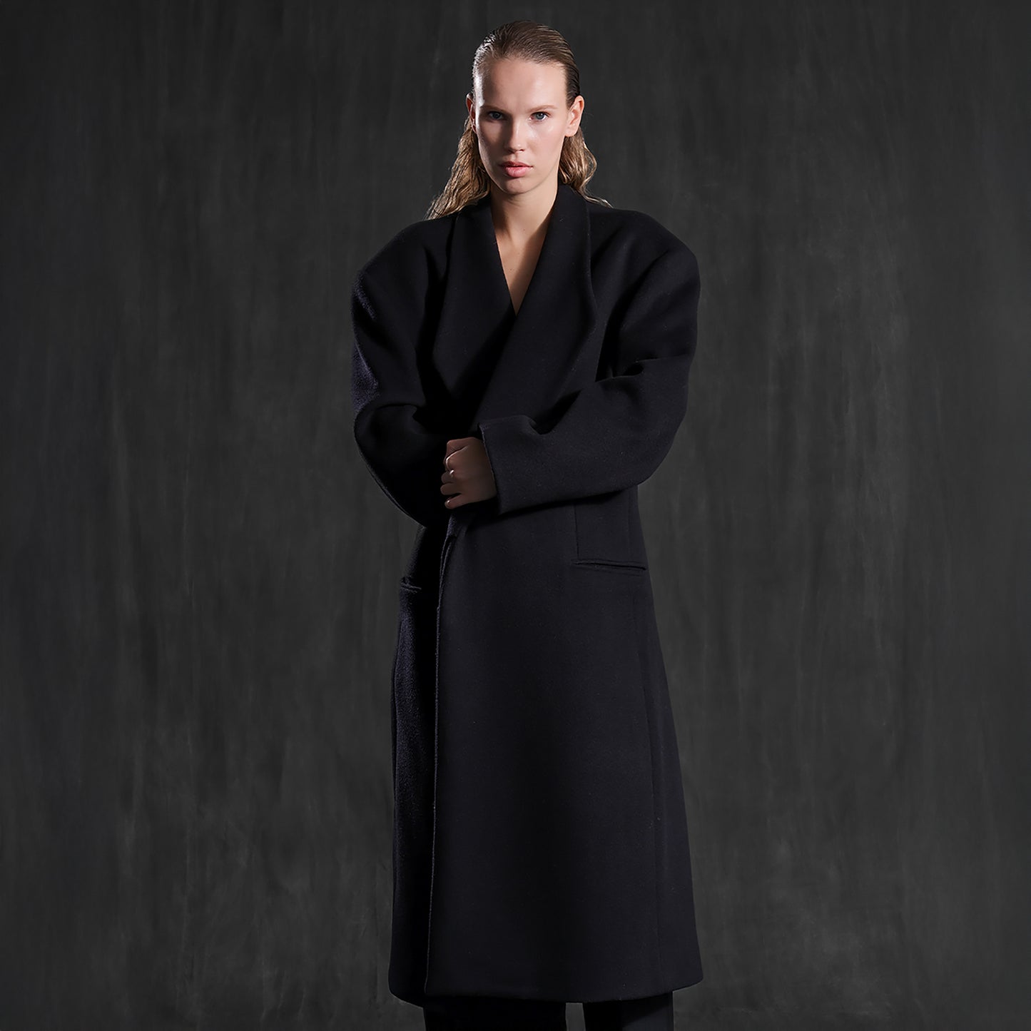 Oversized Wool Cashmere Overcoat