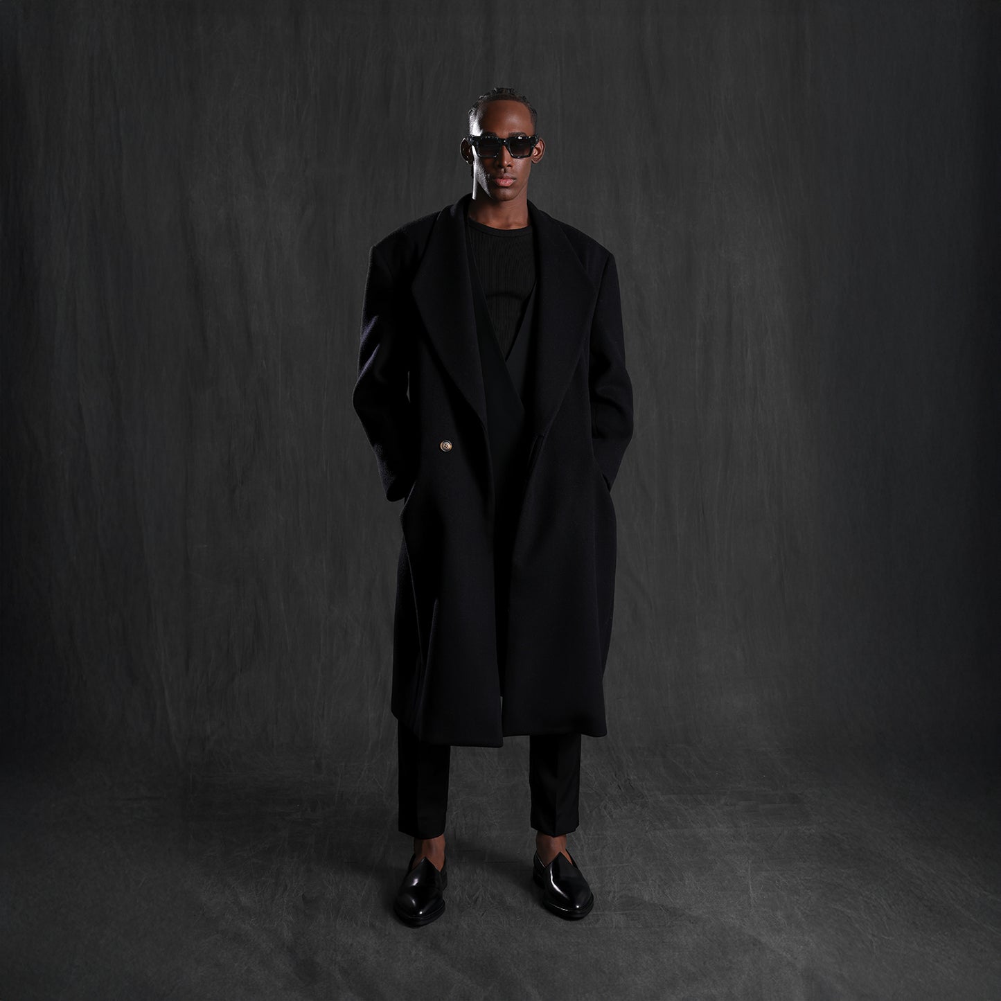 Oversized Wool Cashmere Overcoat