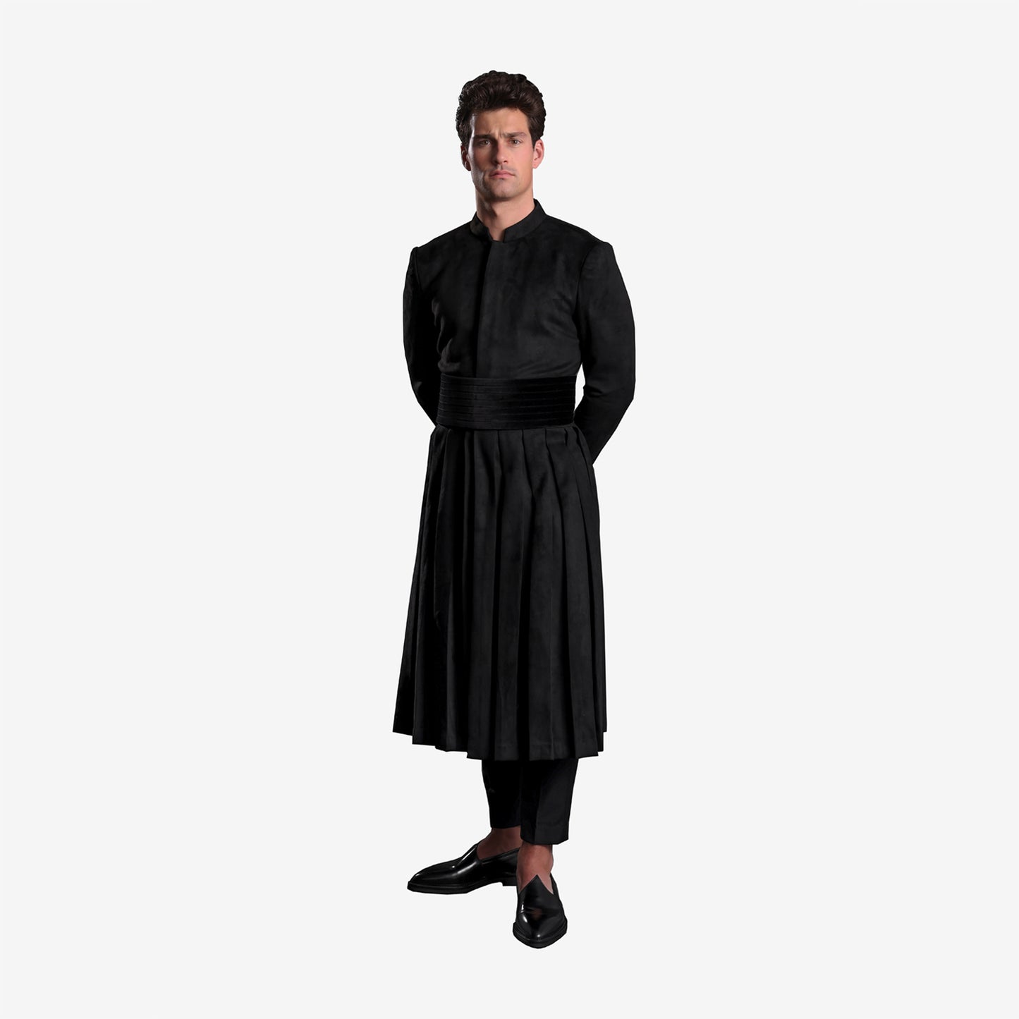 Pleated Long Jacket