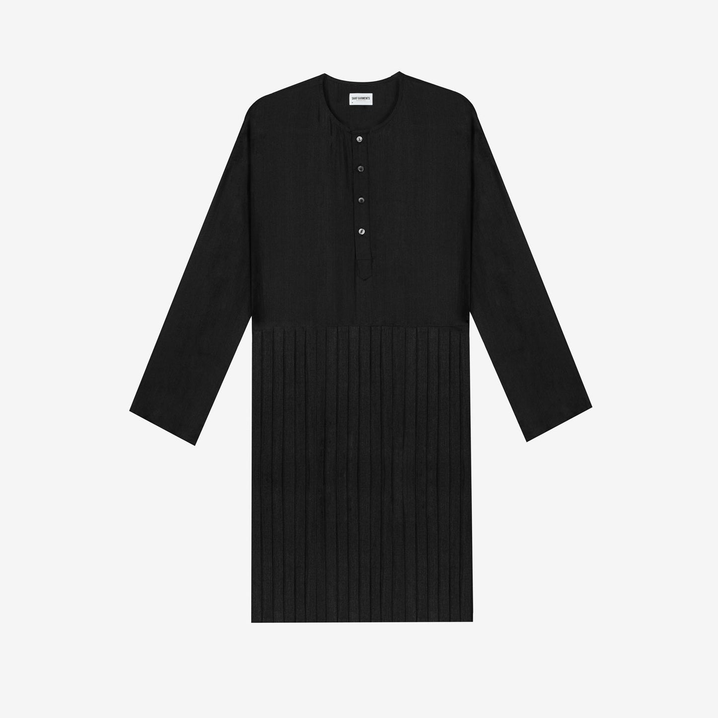Pleated Crewneck Kurta