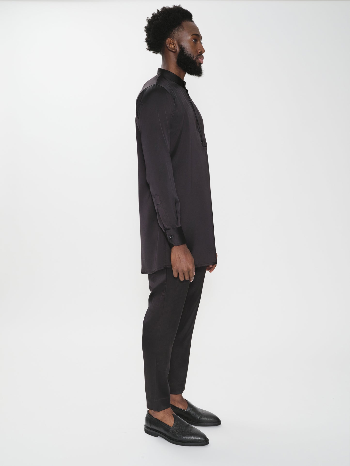 Satin Elastic Waist Pant