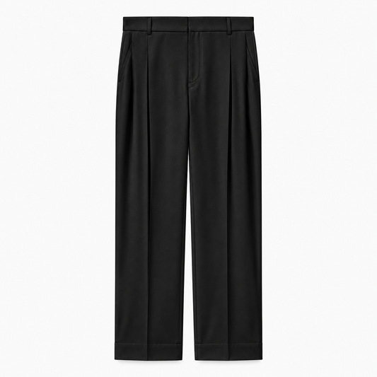 High Waisted Relaxed Wide Leg Pant