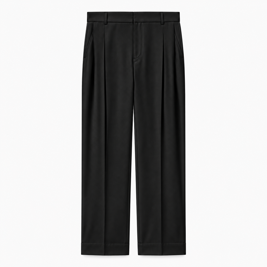 High Waisted Relaxed Wide Leg Pant