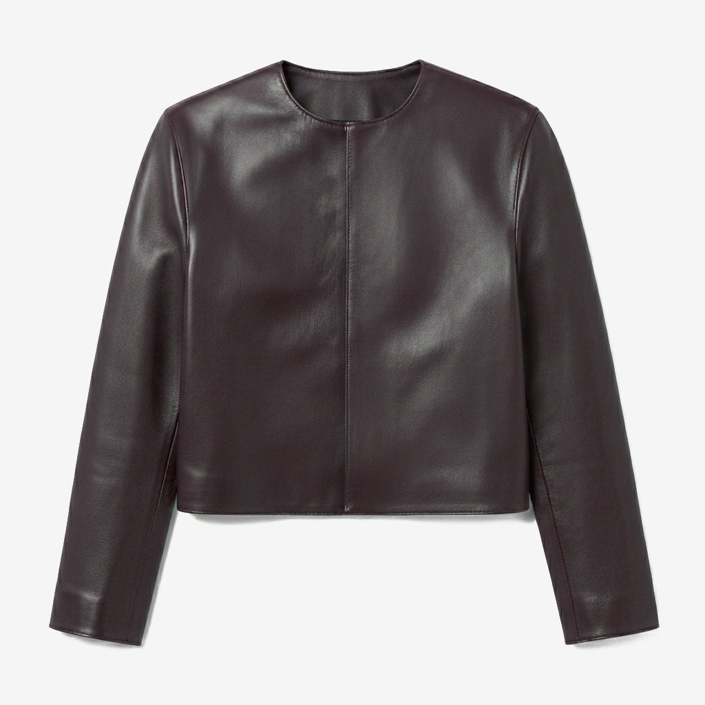 Crewneck Cropped Jacket