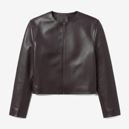 Crewneck Cropped Jacket