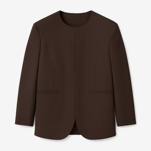 Crewneck Tailored Jacket