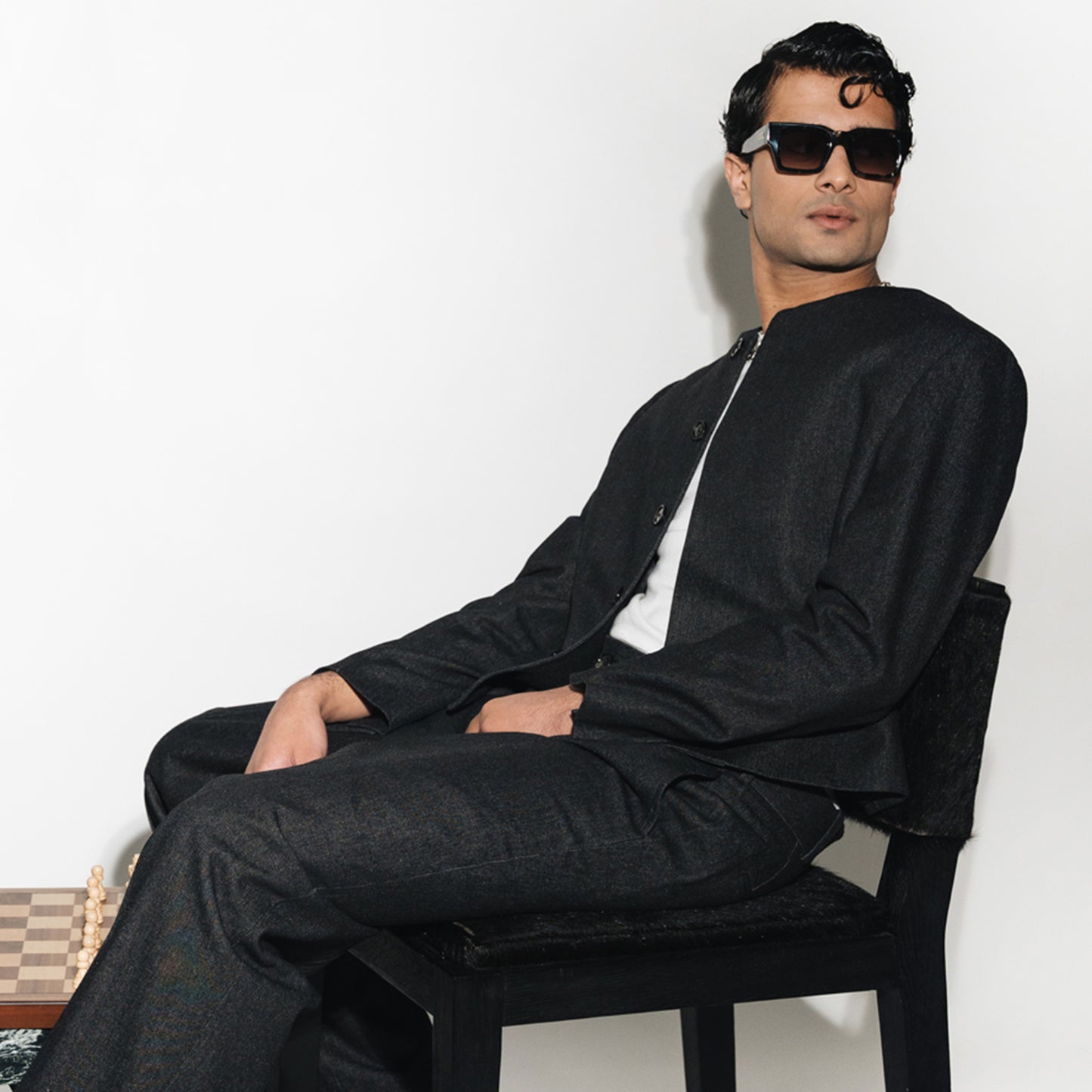 Crewneck Cropped Jacket