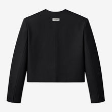 Crewneck Cropped Jacket