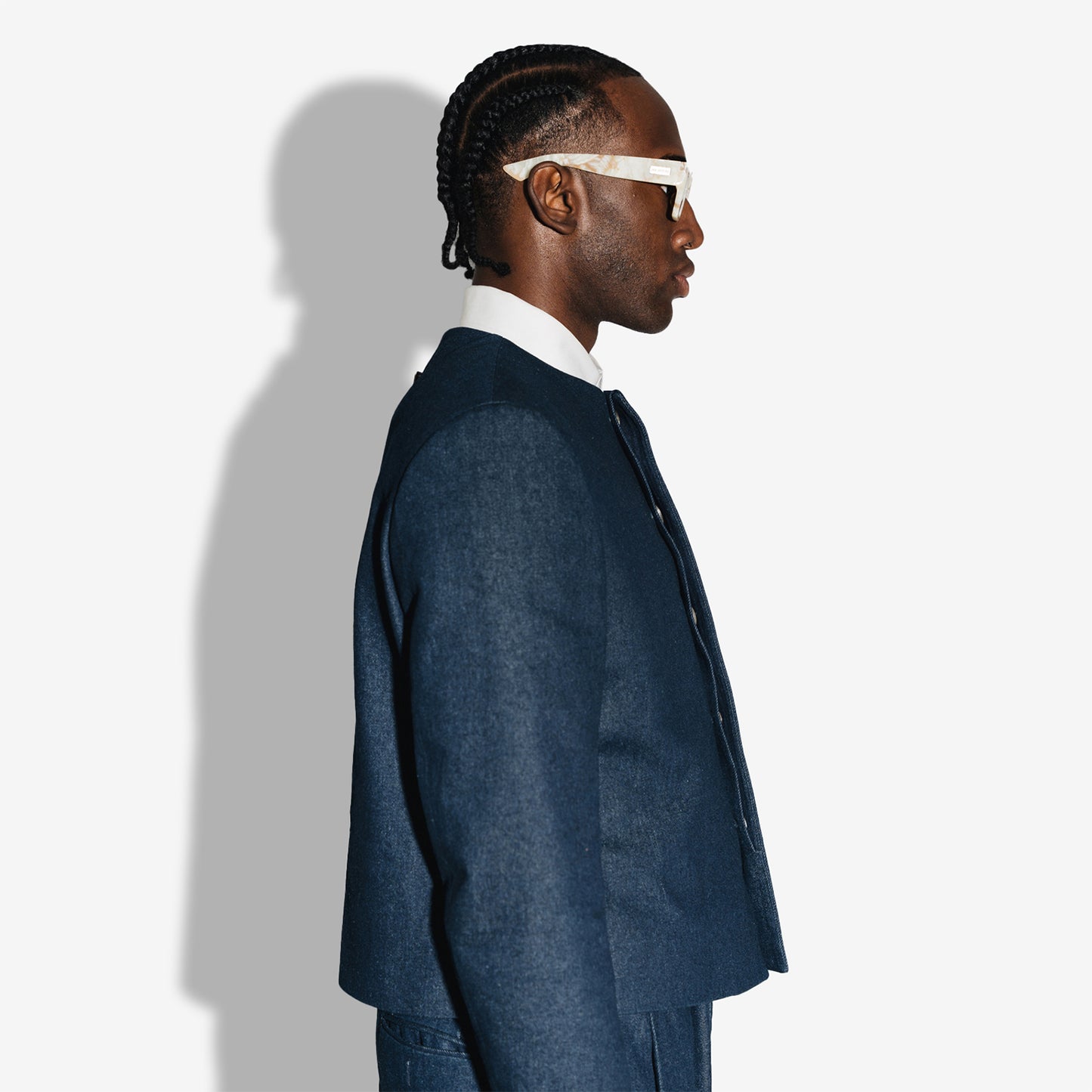 Crewneck Cropped Jacket