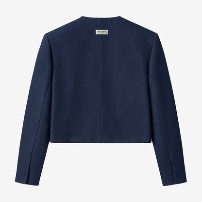 Crewneck Cropped Jacket