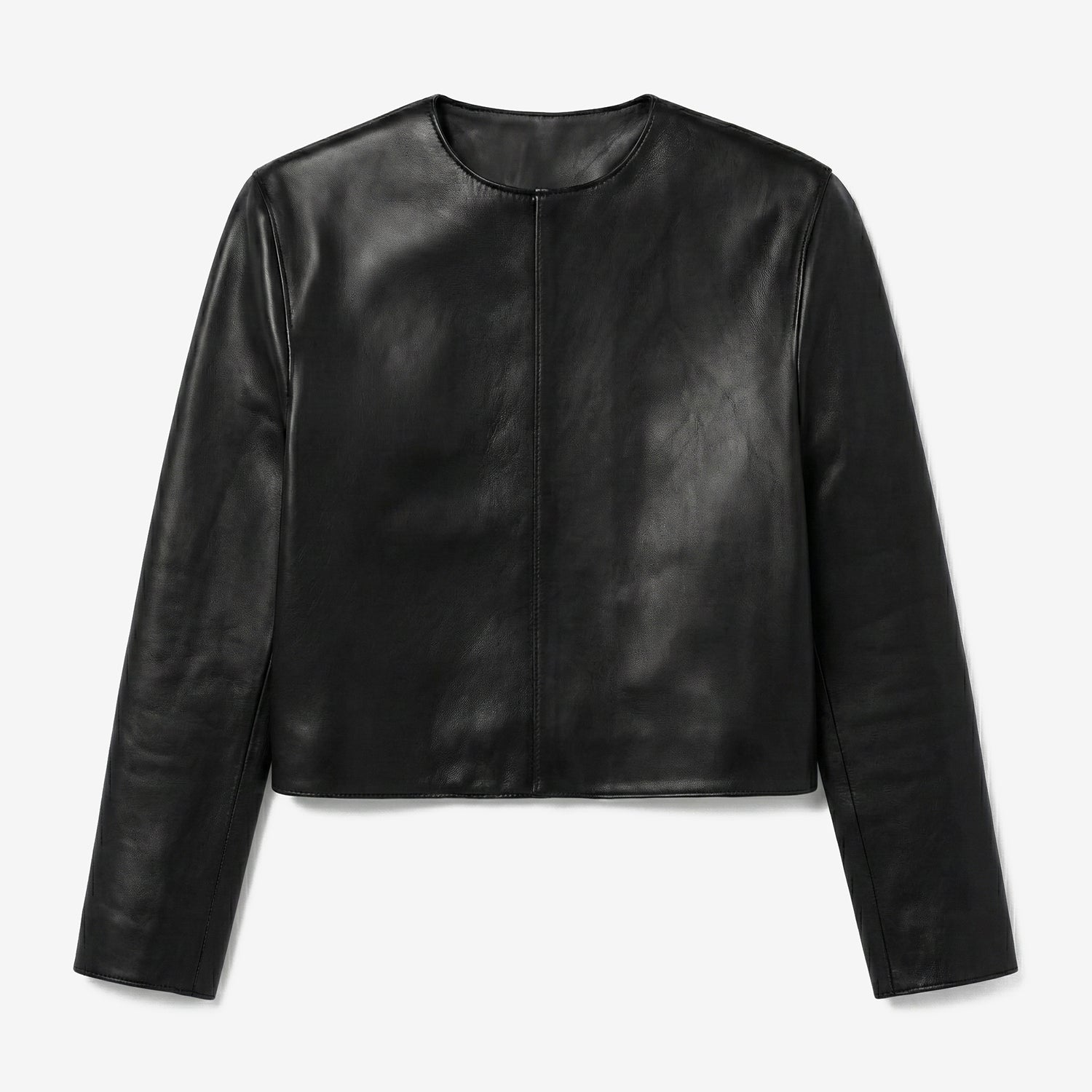 Crewneck Cropped Jacket
