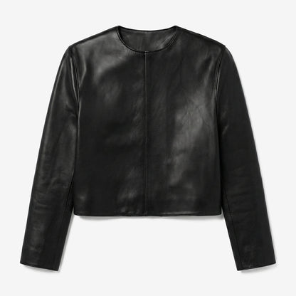 Crewneck Cropped Jacket