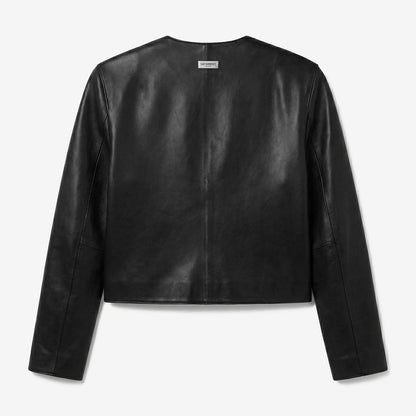 Crewneck Cropped Jacket