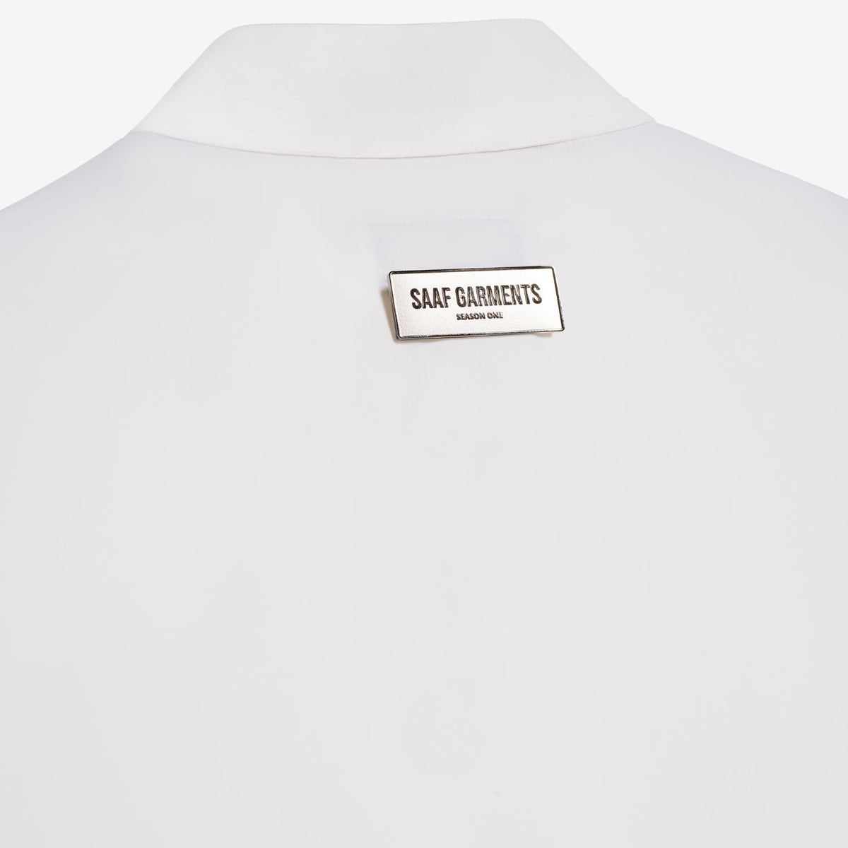 Oversized Band Collar Shirt