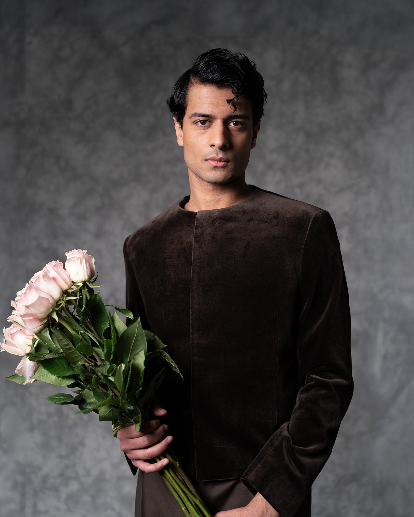 Crewneck Cropped Jacket