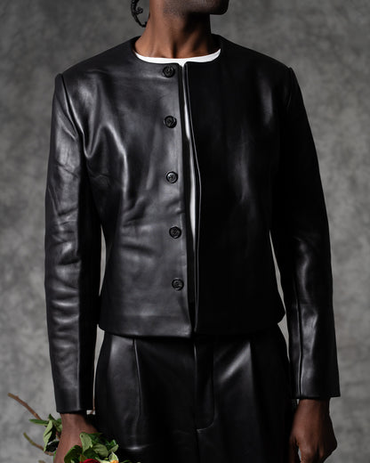 Crewneck Cropped Jacket