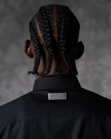 Oversized Band Collar Shirt