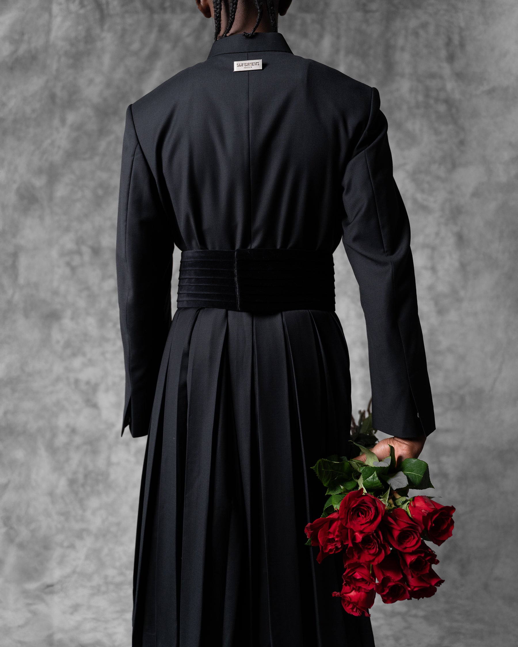 Pleated Long Jacket