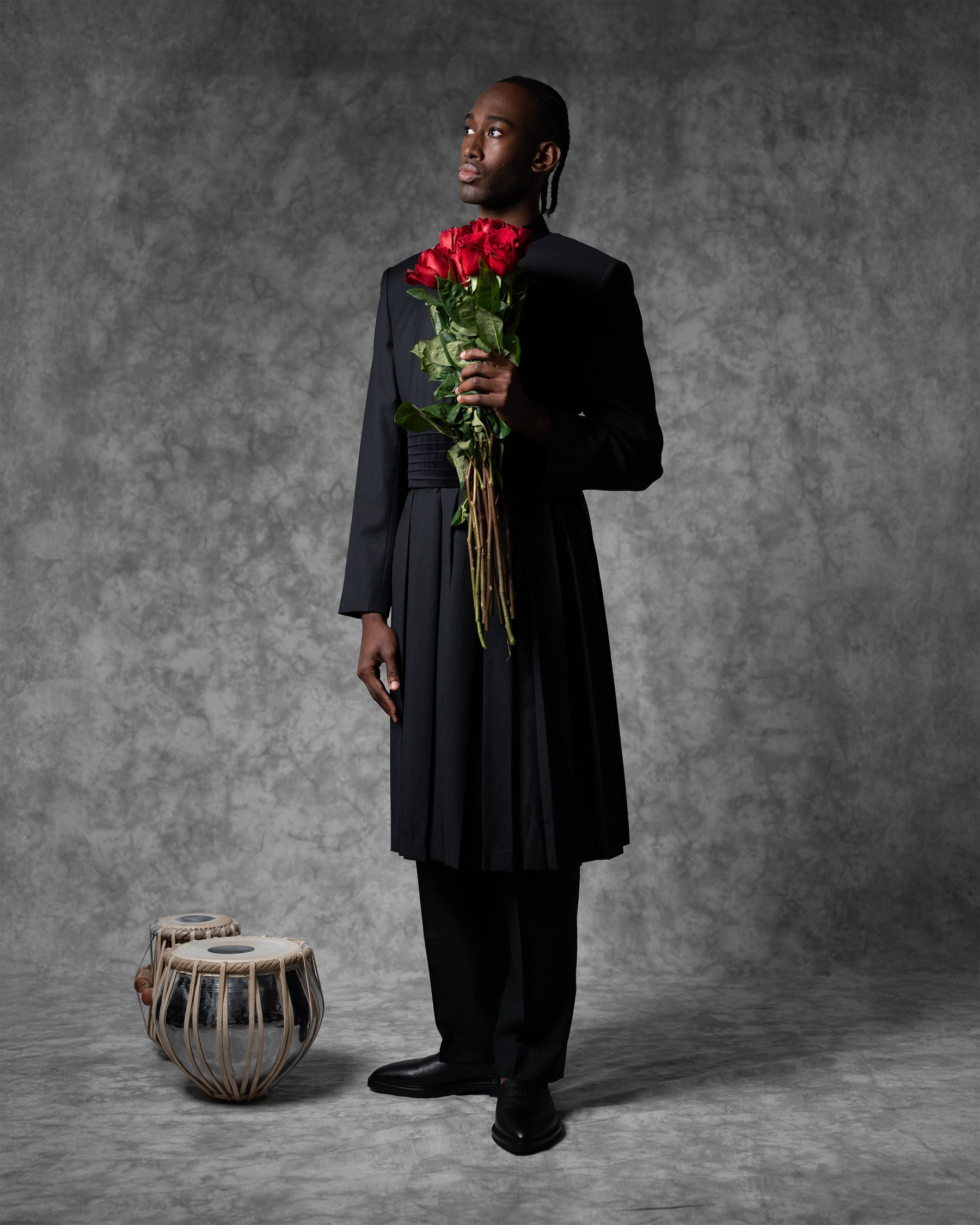 Pleated Long Jacket