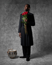 Pleated Long Jacket