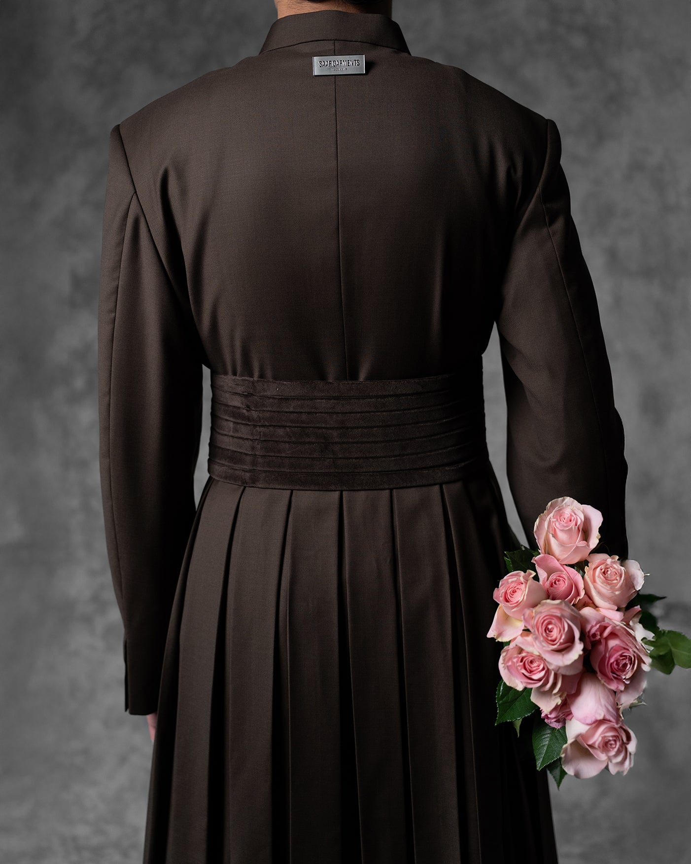 Pleated Long Jacket