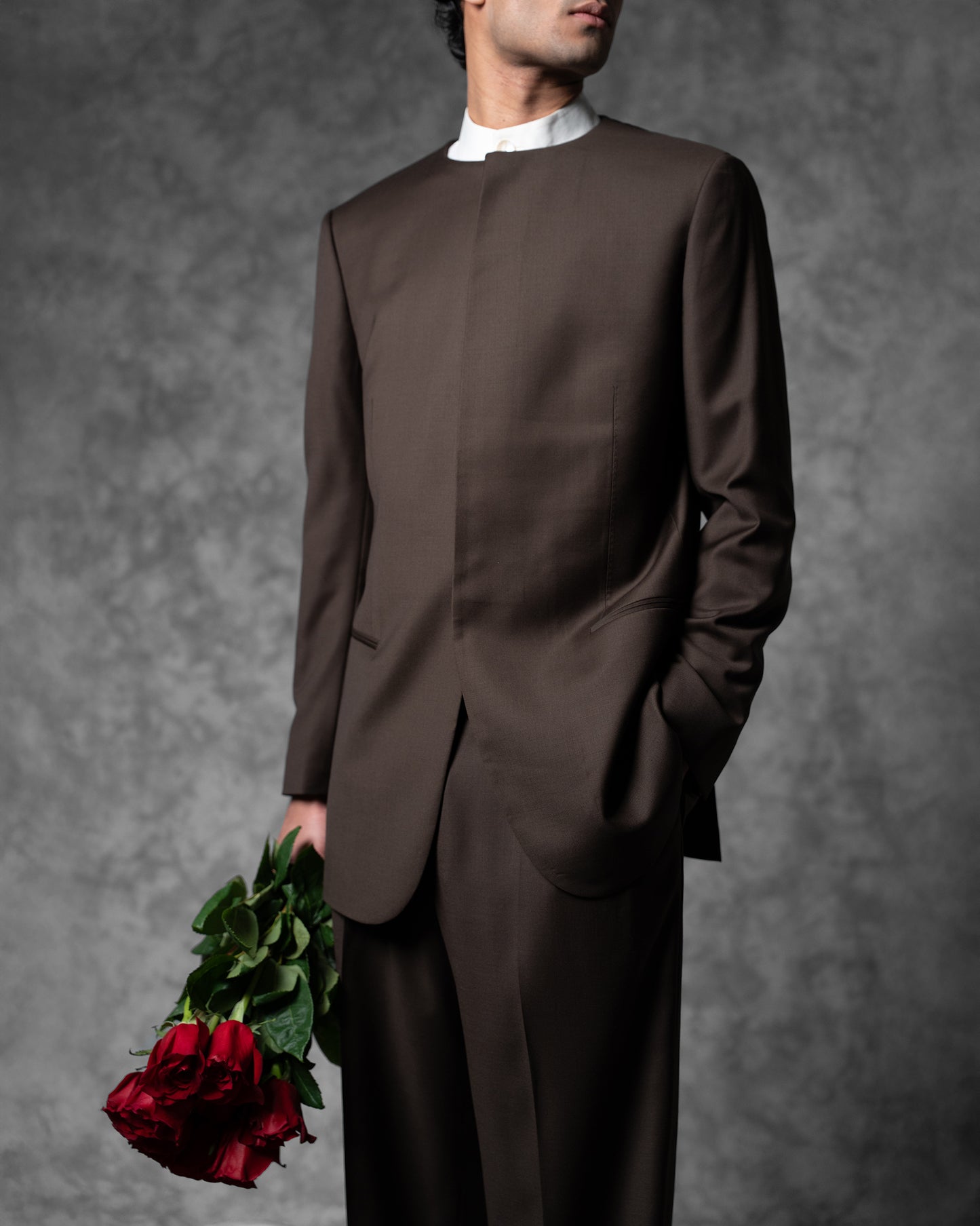 Crewneck Tailored Jacket