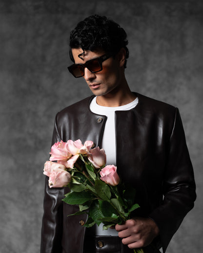 Crewneck Cropped Jacket