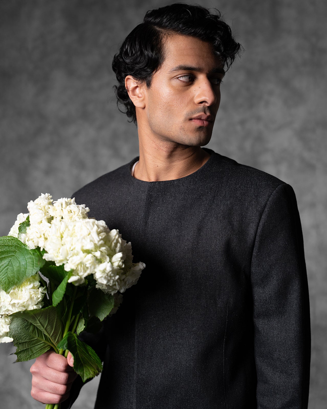 Crewneck Cropped Jacket