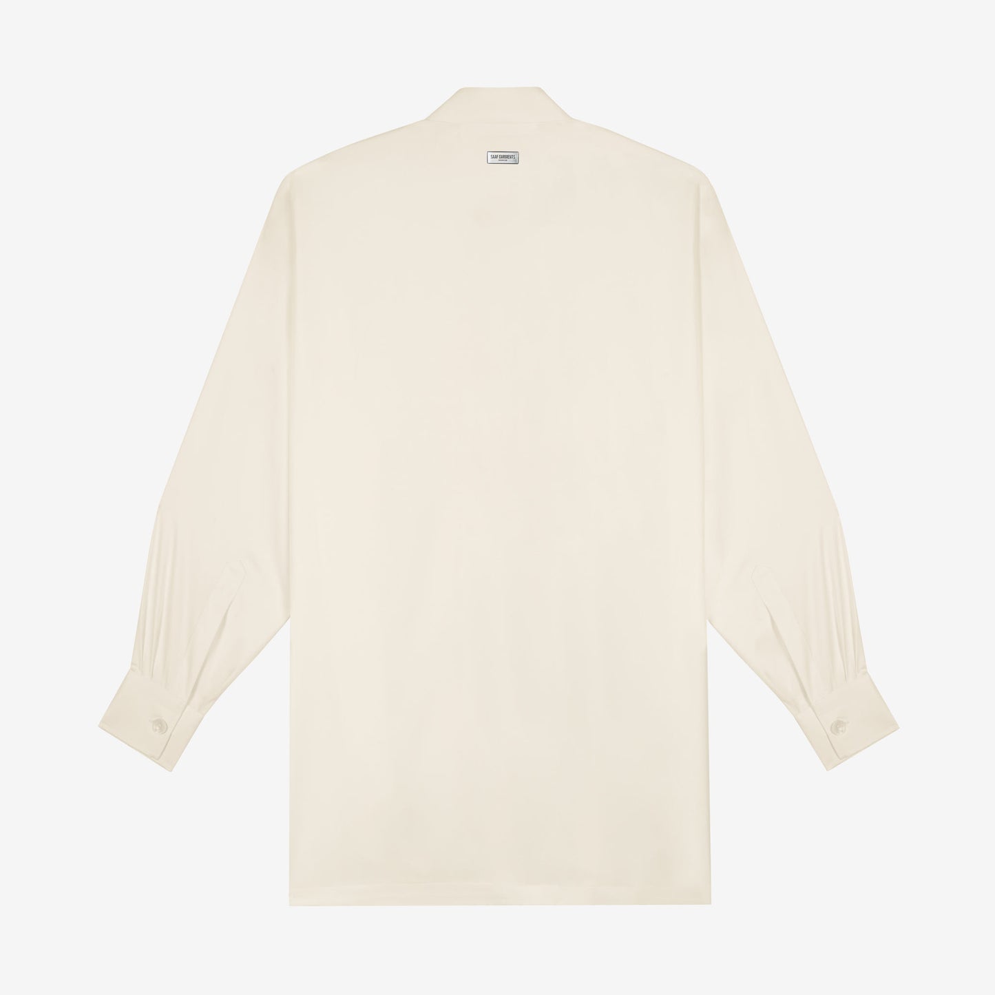 Oversized Band Collar Shirt