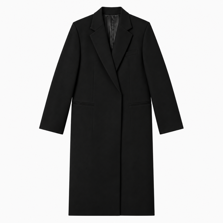 Double Breasted Long Jacket