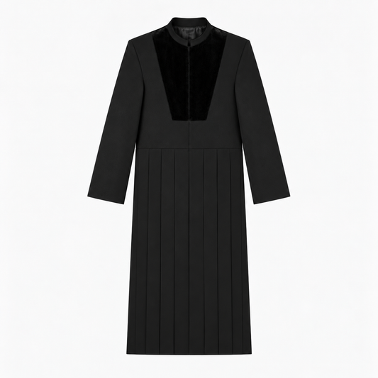 Pleated Long Jacket
