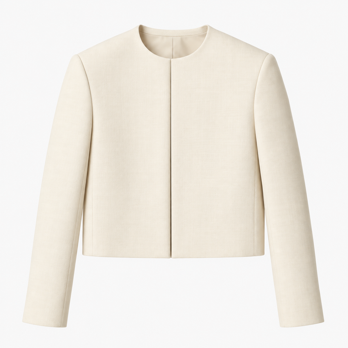 Crewneck Cropped Jacket