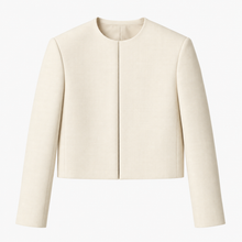 Crewneck Cropped Jacket