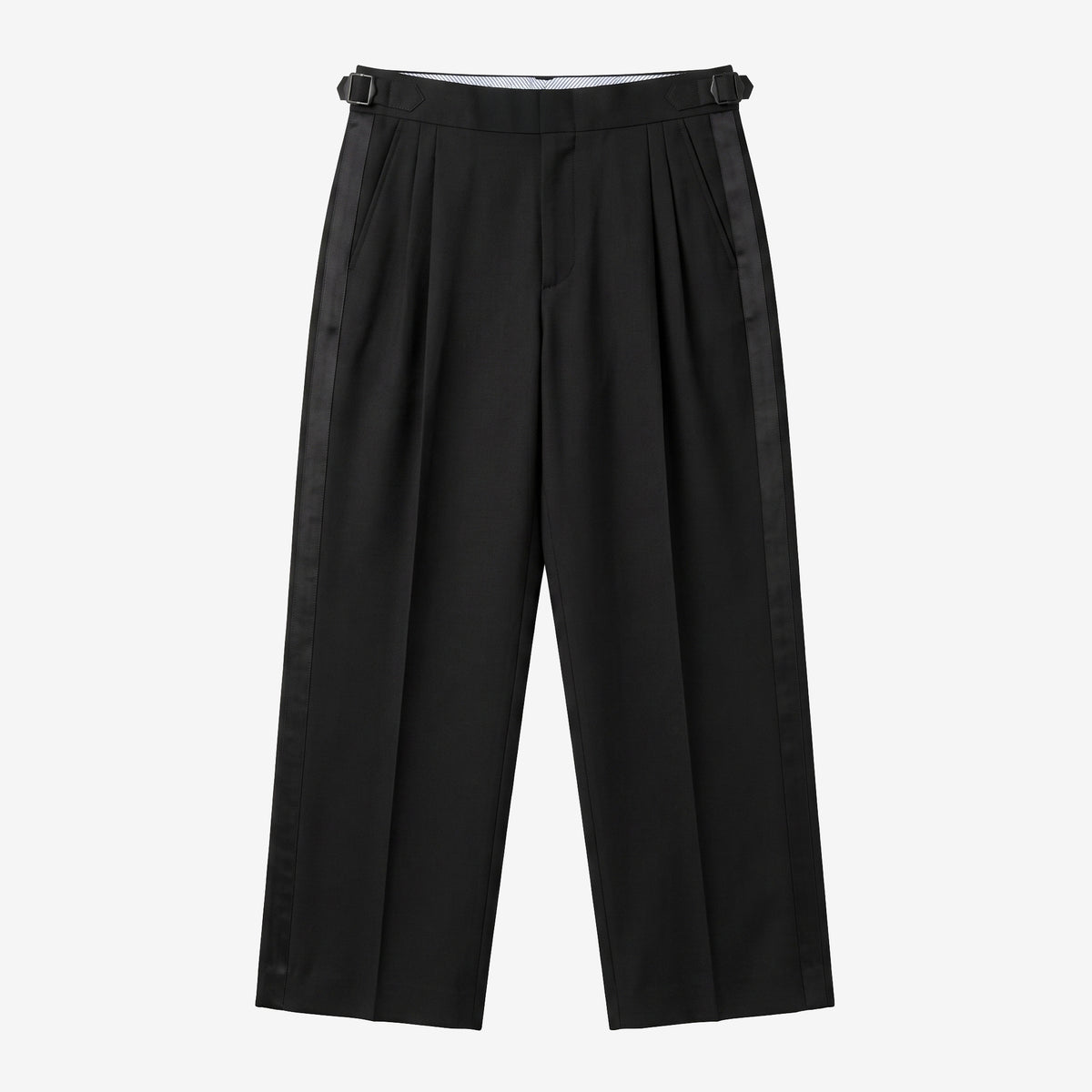 High Waisted Wide Leg Tuxedo Pant