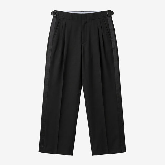 High Waisted Wide Leg Tuxedo Pant