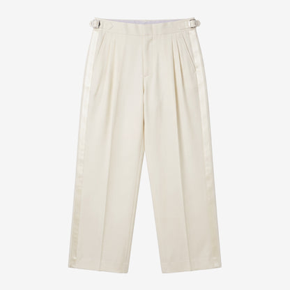 High Waisted Wide Leg Tuxedo Pant