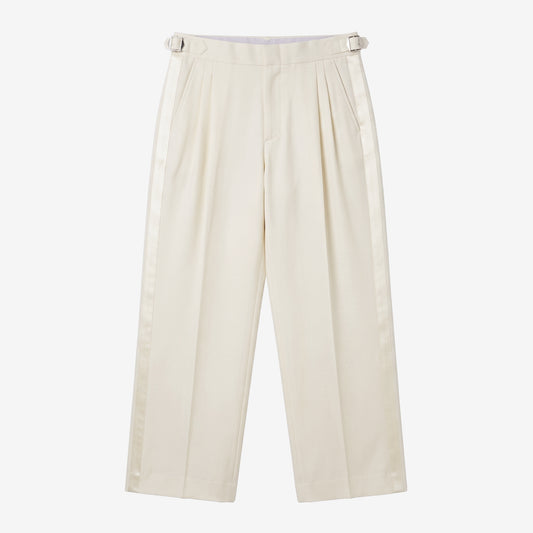 High Waisted Wide Leg Tuxedo Pant