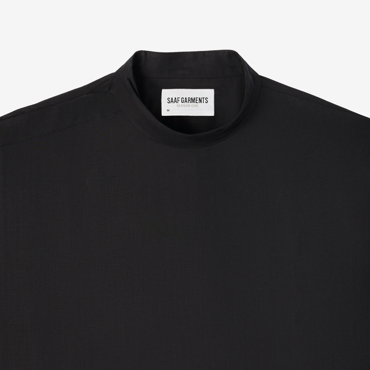 Pleated Mockneck Kurta