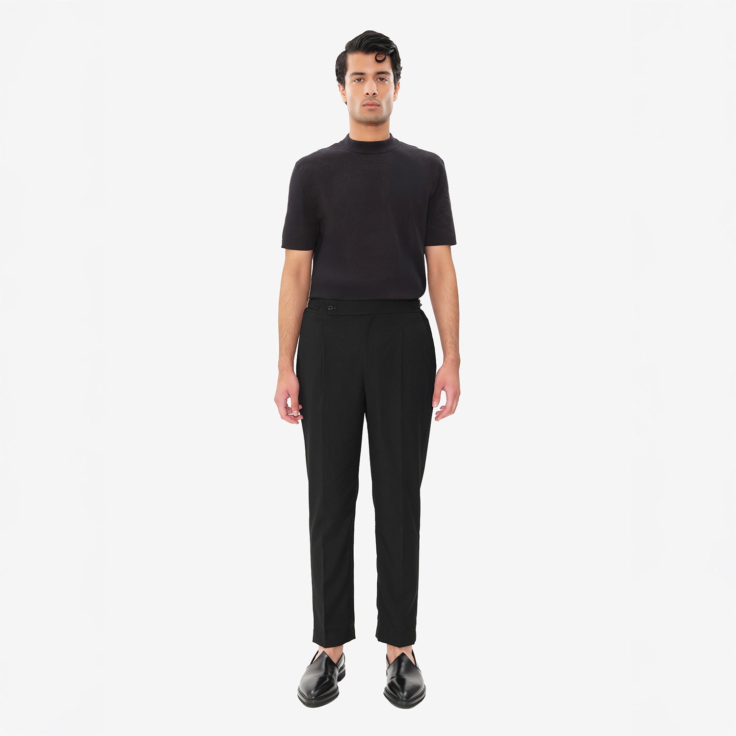 Knit Mockneck Tee