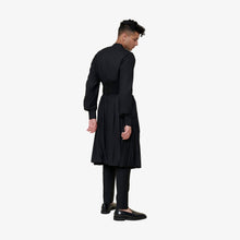 Pleated Mockneck Kurta